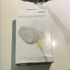 Bose soundsport gray yellow